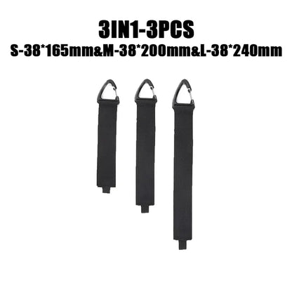Organizador de cables con hebilla triangular para la gestión de cables de alimentación, nailon, correas resistentes para cables, mangueras, organizador para coche, 10 unidades 