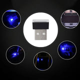Mini Car Interior Ambient Lights Atmosphere Lamp USB LED Car Lights PC Car Decoration Light Plug and Play Decor Lamp Lighting