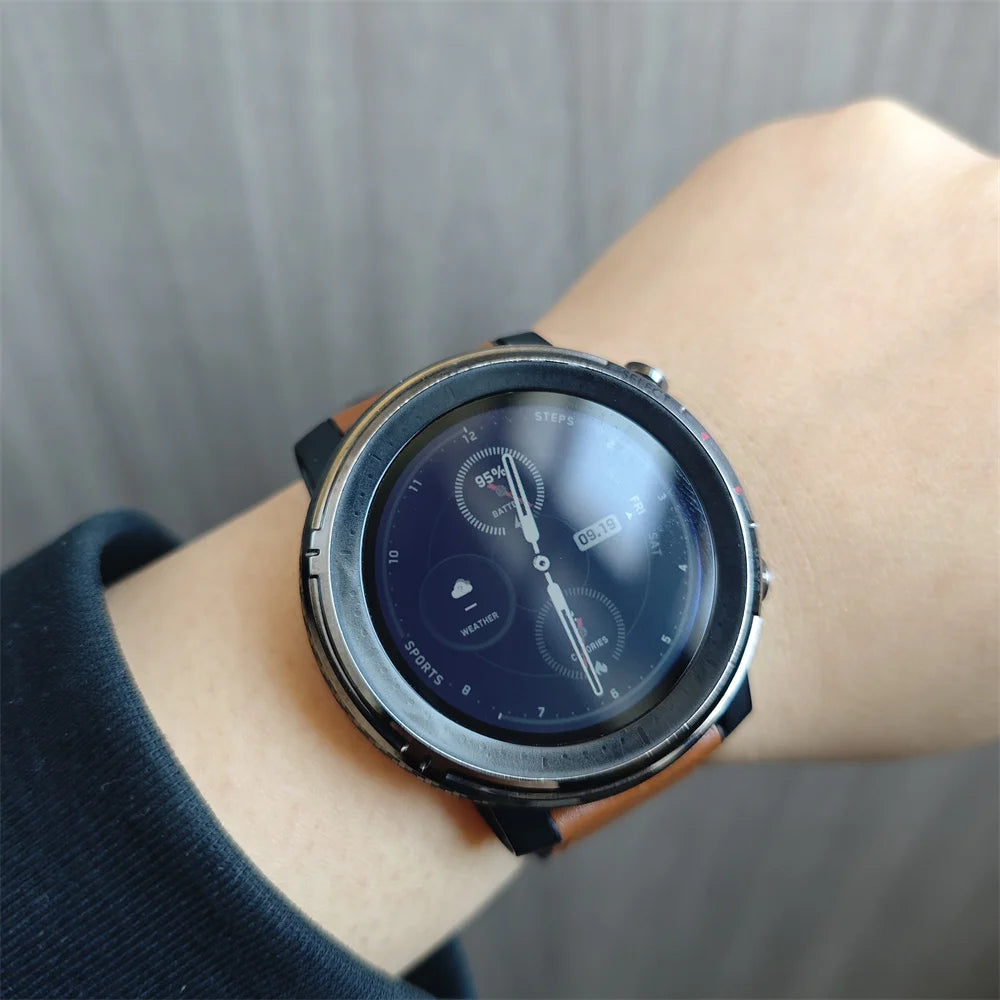 Reloj inteligente Amazfit Stratos 3 para hombre, con GPS, Bluetooth y pantalla resistente al agua hasta 5 ATM, máquina de demostración, sin caja