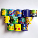3/6/12pcs Pokemon Bracelets Pikachu Figures Anime Wristband Child Slap Band Puzzle Toys Boys Girls Birthday Party kids toy Gifts