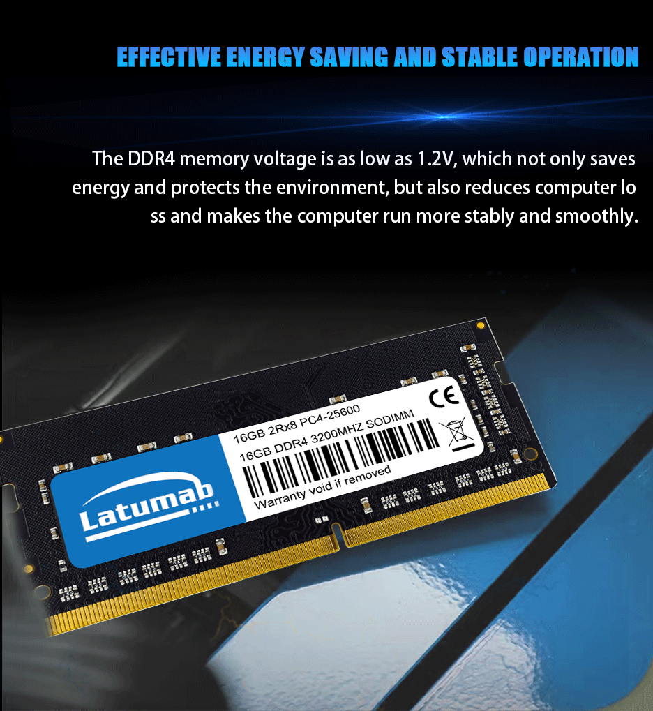 Latumab SODIMM Memoria DDR4 DDR3 DDR3L DDR2 16GB 8GB 4GB 2GB 3200 2666 2400 2133 1866 1600 1333 800 667 MHz Laptop Ram Memoria