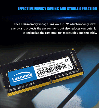 Latumab SODIMM Memoria DDR4 DDR3 DDR3L DDR2 16GB 8GB 4GB 2GB 3200 2666 2400 2133 1866 1600 1333 800 667 MHz Laptop Ram Memoria
