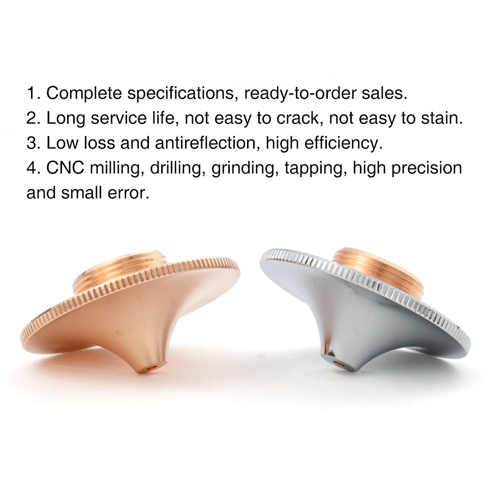 High Speed HANS Raytools Laser Nozzles D28 M11 H15 1.5 1.8 2.0 2.5 3.0 Single Double Chrome-plated Fiber Cutting Machine Parts
