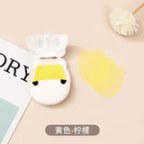 1box Disposable Soap Paper Travel Soap Paper Washing Hand Bath Clean Scented Slice Sheets Mini Paper Soap Bathroom Supplies