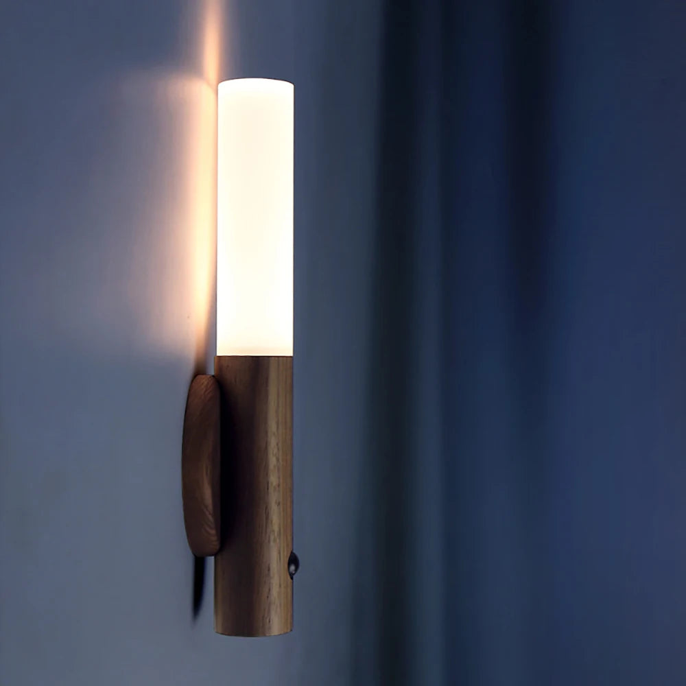 1/2/3pcs Intelligent Human Body Sensing LED Night Light Creative Desk Lamp Corridor Night Light Charging Wall Light