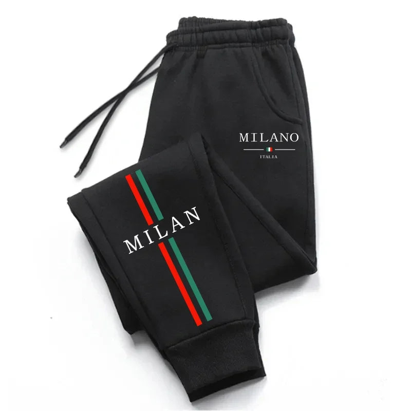 Mens Sweatpants Fashion City Print Versatile Gym Jogging Pants HotSales Soft Sports Casual Trousers High Quality Trend Man Pants