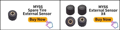 Deelife Car Tire Pressure Monitoring System Solar TPMS Tire Pressure Monitor Tire Pressure Control System