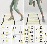 Agility Ladders Nylon Straps For Speed ​​Training And Sports Flexibility Agility Football Training Energy Ladder Equipment