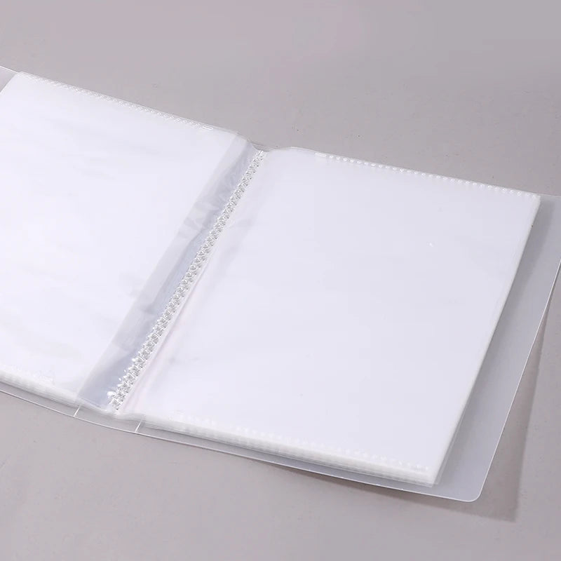 Album for Slides 40/100/120 Slots Album for Nails Stickers Sticker Storage Book Empty Organizer Nail Art Decals Collecting Tools