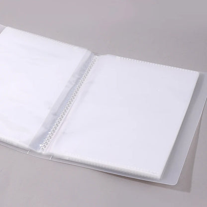 Album for Slides 40/100/120 Slots Album for Nails Stickers Sticker Storage Book Empty Organizer Nail Art Decals Collecting Tools