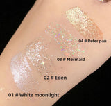 Shiny Liquid Eyeshadow High Pigments Waterproof Lasting Not Easy To Fade Pearl Glitter Portable Delicate Women's Eye Makeup Gift