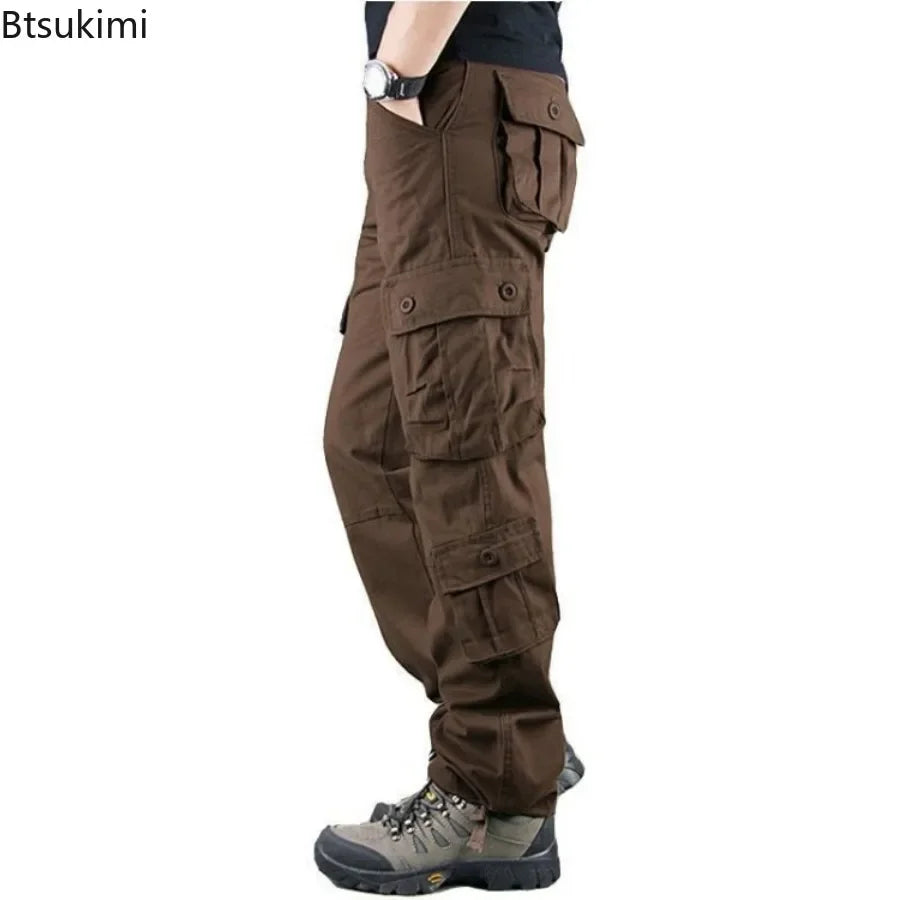 Men's Camouflage Cargo Pants Camo Cargo Multi Pockets Military Tactical Pants Man Hip Hop Joggers Streetwear Sweatpant for Men