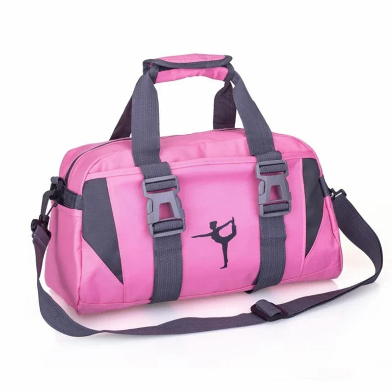 Bolsa de ejercicios de Yoga impermeable de nailon para entrenamiento, bandolera, bolsas deportivas para mujer, viaje, ropa de lona, ​​bolsas de gimnasio