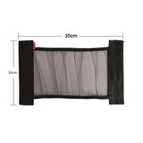 Car Back Rear Trunk Storage Mesh Fixed Straps Car Interior Organizer Extinguisher Storage Net Seat Back Fixing Bag