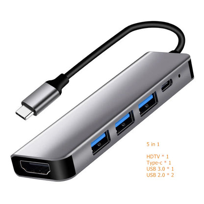 USB C Hub to 4K HDMI-Compatible SD TF Card Reader USB 3.0 2.0 Type C Charging Docking for MacBook iPad Samsung S22 Dex TV Mouse