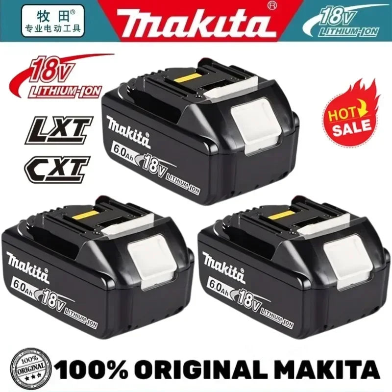 Makita-100% Original Rechargeable Power Tool Battery 5.0Ah 18V BL1830 BL1850 BL1840 BL1860 BL1815，Replaceable LED Lithium-ion