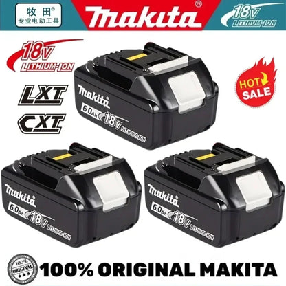 Makita-100% Original Rechargeable Power Tool Battery 5.0Ah 18V BL1830 BL1850 BL1840 BL1860 BL1815，Replaceable LED Lithium-ion