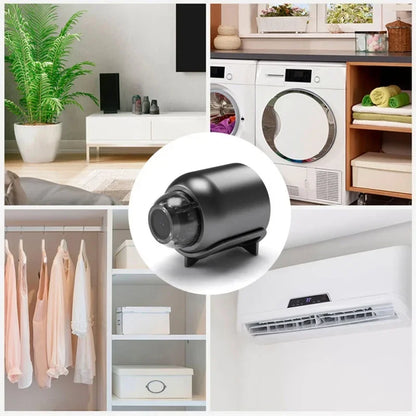 Minicámara inalámbrica X5 de 1080P para vigilancia, videocámara de seguridad con visión nocturna y detección de movimiento, monitor para casa inteligente.