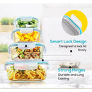 Glass Food Storage Containers Kitchen Organizer, Bento Lunch Boxes，Storage Vegetable Fruit Kitchen Accessories