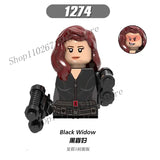 Marvel Avengers Superhero Building Blocks Iron Man Doctor Strange Hulk Thanos Spider-Man Venom Hawkeye Bricks Toys