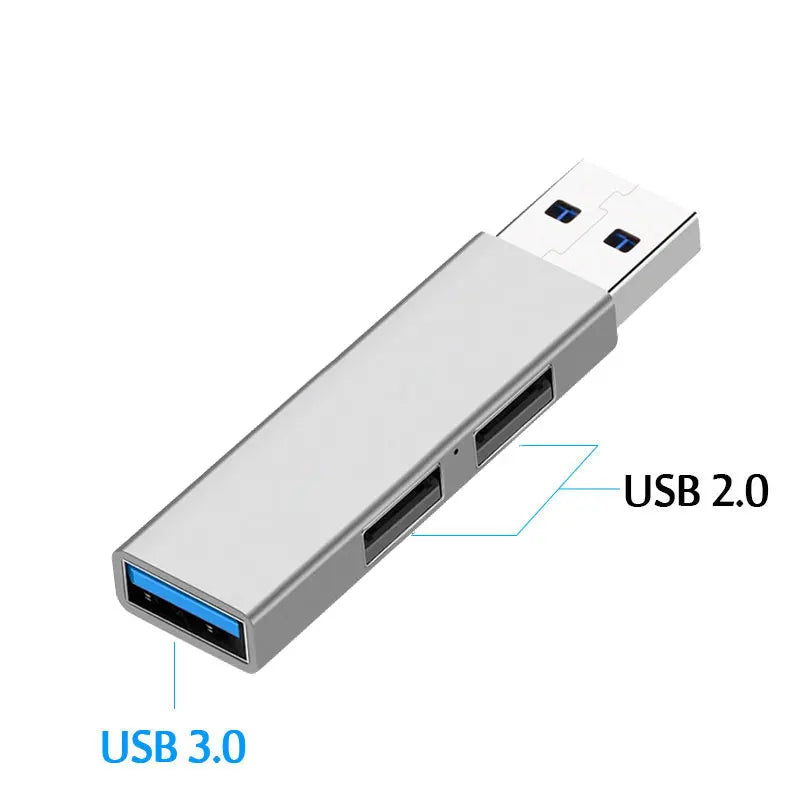 USB 3.0 Hub USB Hub 2.0 Multi USB Splitter Hub Use Power Adapter 3 Port Multiple Expander 2.0 USB 3.0 Hubfor PC