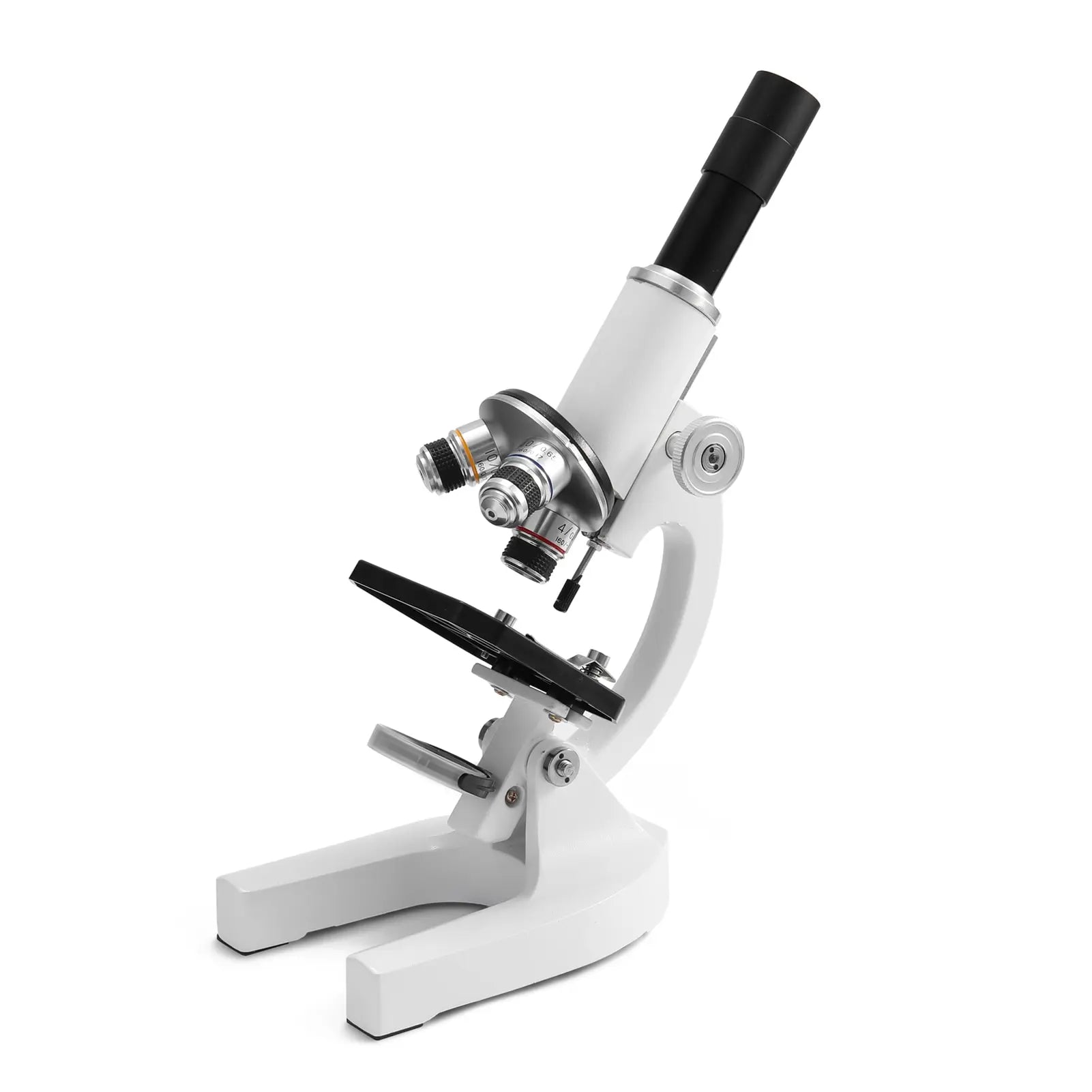 Microscopio óptico monocular 64X-2400X para niños de primaria, ciencias, biología experimental, microscopio digital