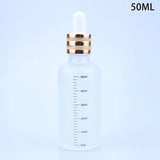 5ml-100ml Dropper Bottles With Scale Reagent Eye Drop Sanding Glass Aromatherapy Liquid Pipette Bottle Refillable Bottles Travel