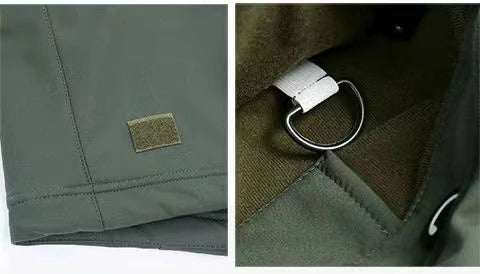 Chaquetas SoftShell de invierno para hombre, pantalones tácticos, para acampar, senderismo, caza, pesca, sudaderas de forro polar, abrigos, tallas S-5XL, pantalones cargo para exteriores.