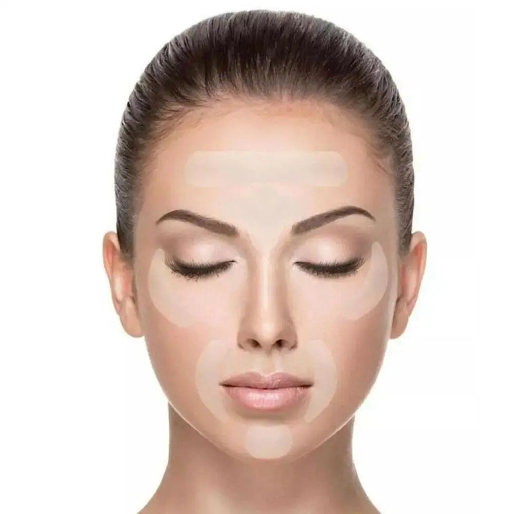 1 set Reusable Face Wrinkle Remover Tapes Silicone Anti-wrinkle Face Forehead Cheek Chin Sticker Anti-aging Skin Care Mask