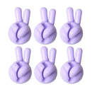 Finger Shape Cable Clips Holder Cute Charging Cord Management Home Office Car Desk Tidy Self-Adhesive Cable Winder Organizer