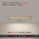 Modern Long Strip Ceiling Light Surface Mounted Minimalist Aisle Lamp Living Room Bedroom Kitchen Home Office LED Lighting