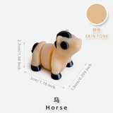 10/50pcs 3D Printed Simulation Toys Mini Animal Model Home Ornament  Cartoon Figure Birthday Gift Sets Decompression Kid Toy