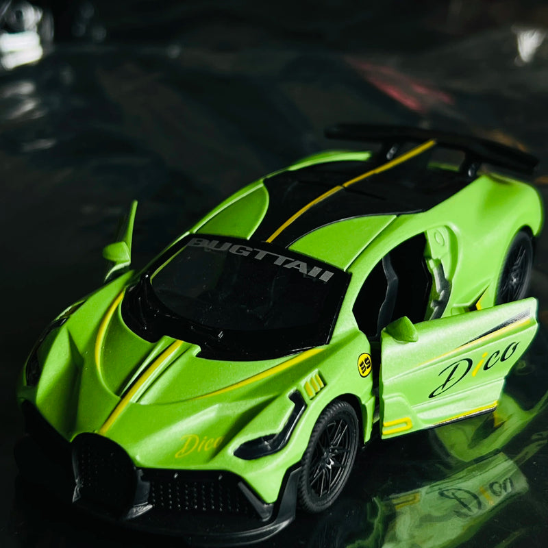 Children's alloy car model, boy simulation, openable car model, toy car, internet famous new ornament