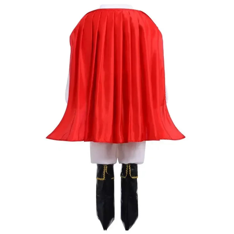 Boy's King Prince Cosplay Costume Prince Crown Scepter Cloak Royalty Suit Halloween Birthday Carnival Costumes Fancy Dress Up