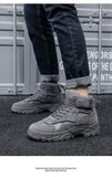 Men's Boots Tactical Combat Boots for Men Outdoor Hiking Winter Shoes Lightweight Non-Slip Men's Desert Ankle Boots Bota