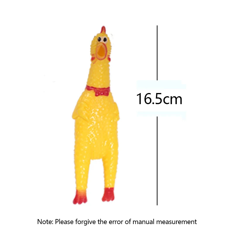 Juguete de pollo chillón para perros, juguete interactivo para cachorros, juguete para limpiar los dientes, juguetes masticables para perros, suministros para mascotas, 1 unidad