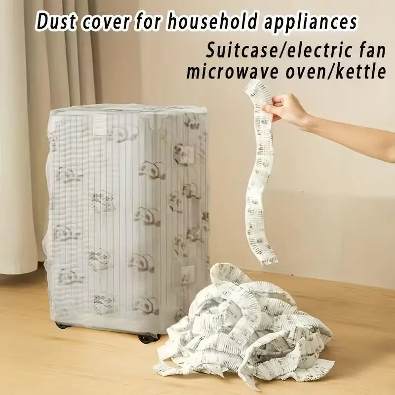 Luggage Dust Cover, Universal All Inclusive, Disposable Non-woven Fabric Travel Suitcase Storage Protective Cover, Rain Cover