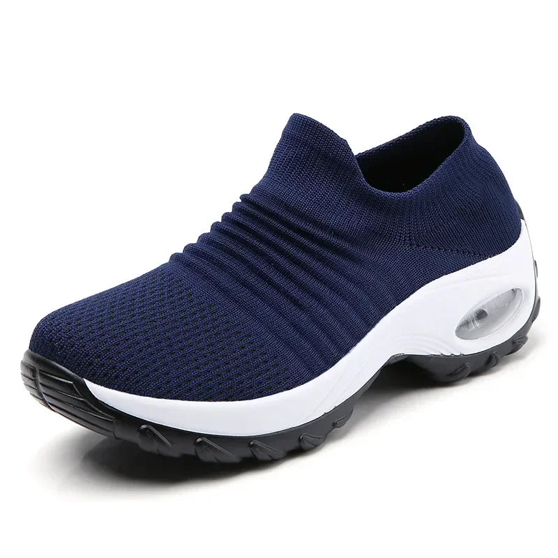 Zapatillas ortopédicas versátiles para mujer, zapatos de plataforma informales, antideslizantes y resistentes al desgaste.