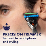 Gillette ProGlide Power Razor Men Face Beard Shaving Flexball Handle Microcomb Electric Razor with Precision Trimmer Hair Cut