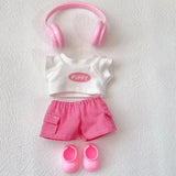 For Labubu Doll Clothing Multi-piece clothing combination 17cm Clothing Shoes Doll DIY Accessories Training Sitting Party Game