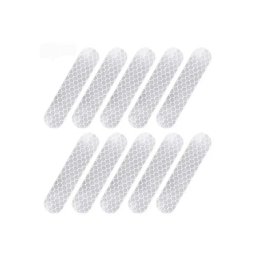 Helmet Warning Reflective Stickers Night Safety Driving Accessories Fluorescent Decorative Stickers Bicycle Motorcycle Car Decal