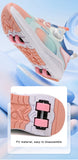 Kids Two Wheels Roller Skating Shoes With Light Magic Stick Walking Shoes Detachable Wheels Roller Skate Shoes For Teenagers