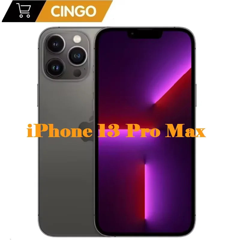 iPhone 13 Pro Max  128GB /256GB  ROM   A15 IOS Face ID  NFC  Original  Unlocked  iphone 13 pro max5G Cell Phone Original