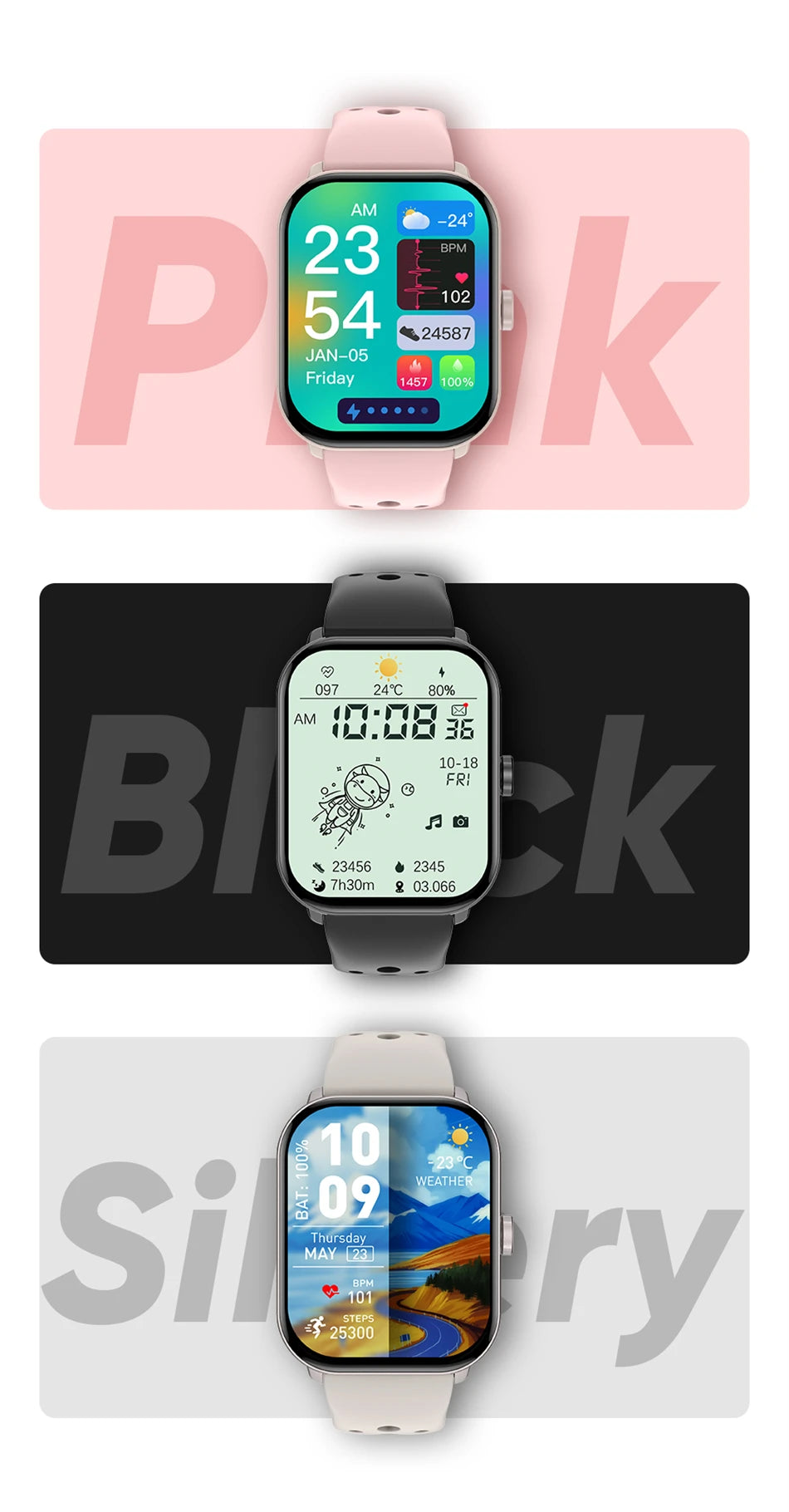 Watch 5 Smart Watch Global Version Men Women HD AMOLED Screen Heart Rate Bluetooth Call GPS Track Waterproof Sports Smartwatches