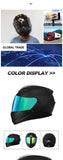 Motorcycle Helmet Full Face Double Lens Capacete Professional Men Women Four Seasons DOT ECE Approved Safety Protective Casco