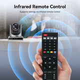 Retekess TC202 PTZ Conference Camera Double Zoom Lens USB3.0 HDMI 1080P/60FPS for Video Business Meeting Live Streaming Church