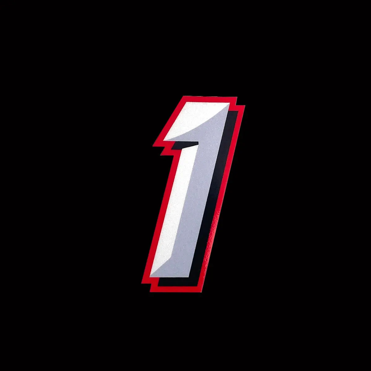 Motorcycle Racing Arabic Numbers Stickers DIY Refit Reflective Sticker Number Helmet Car Styling 3D Realistic Motorcycle Decals