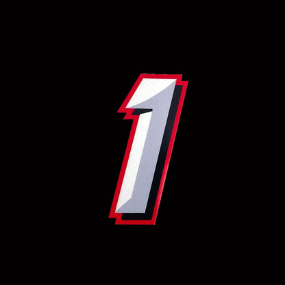 Motorcycle Racing Arabic Numbers Stickers DIY Refit Reflective Sticker Number Helmet Car Styling 3D Realistic Motorcycle Decals