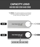 Waterproof USB Flash Drive, Pen Drive, 4GB, 8GB, 16GB, 32GB, 64GB, Metal Pendrive, Card Memory Stick Drives, U Disk with Key Ring
