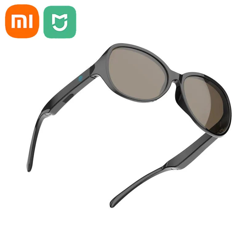 Gafas de sol inteligentes Xiaomi MIJIA con Bluetooth, llamadas, auriculares deportivos para exteriores, alta fidelidad, luz azul, resistentes al agua y anti-UV para hombres y mujeres.